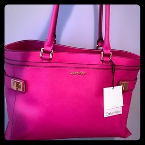 Calvin Klein Pink Tote Bag